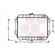 VAN WEZEL radiator, engine cooling 11002027 - Car cooler