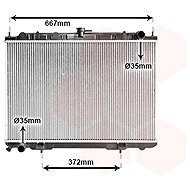 VAN WEZEL radiator, engine cooling 13002241 - Car cooler