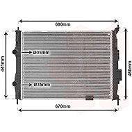 VAN WEZEL radiator, engine cooling 13002278 - Car cooler