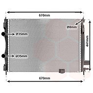 VAN WEZEL radiator, engine cooling 13002287 - Car cooler