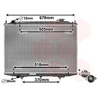VAN WEZEL radiator, engine cooling 13002302 - Car cooler