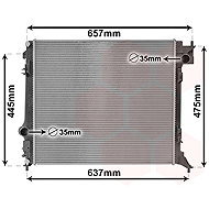 VAN WEZEL radiator, engine cooling 13012701 - Car cooler