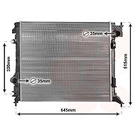VAN WEZEL radiator, engine cooling 13012704 - Car cooler