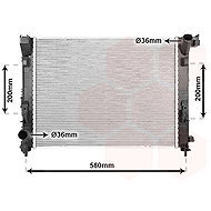 VAN WEZEL radiator, engine cooling 13012714 - Car cooler