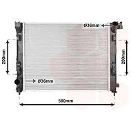 VAN WEZEL radiator, engine cooling 13012715 - Car cooler