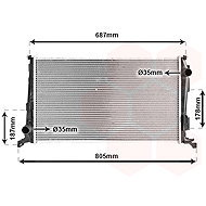 VAN WEZEL radiator, engine cooling 15002005 - Car cooler