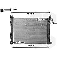 VAN WEZEL radiator, engine cooling 15002007 - Car cooler