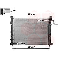 VAN WEZEL radiator, engine cooling 15002008 - Car cooler