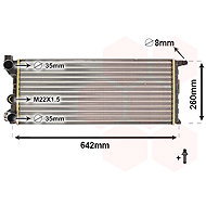 VAN WEZEL radiator, engine cooling 17002074 - Car cooler
