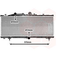 VAN WEZEL radiator, engine cooling 17002166 - Car cooler