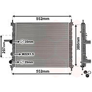 VAN WEZEL radiator, engine cooling 17002182 - Car cooler