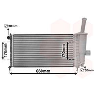VAN WEZEL radiator, engine cooling 17002208 - Car cooler