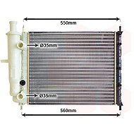 VAN WEZEL radiator, engine cooling 17002233 - Car cooler