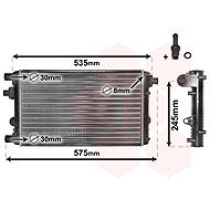 VAN WEZEL radiator, engine cooling 17002239 - Car cooler