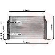 VAN WEZEL radiator, engine cooling 17002244 - Car cooler