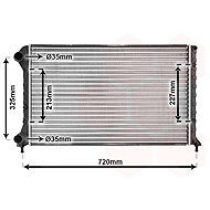 VAN WEZEL radiator, engine cooling 17002261 - Car cooler