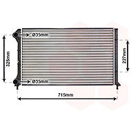 VAN WEZEL radiator, engine cooling 17002262 - Car cooler