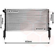 VAN WEZEL radiator, engine cooling 17002263 - Car cooler