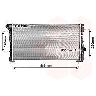 VAN WEZEL radiator, engine cooling 17002279 - Car cooler