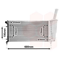 VAN WEZEL radiator, engine cooling 17002290 - Car cooler