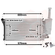 VAN WEZEL radiator, engine cooling 17002291 - Car cooler