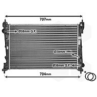 VAN WEZEL radiator, engine cooling 17002312 - Car cooler