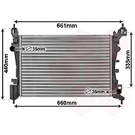 VAN WEZEL radiator, engine cooling 17002318 - Car cooler