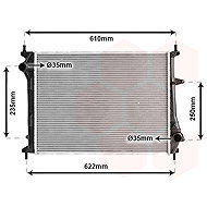 VAN WEZEL radiator, engine cooling 17002329 - Car cooler