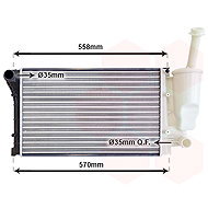 VAN WEZEL radiator, engine cooling 17002368 - Car cooler