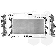 VAN WEZEL radiator, engine cooling 17002398 - Car cooler