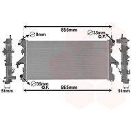 VAN WEZEL radiator, engine cooling 17002399 - Car cooler
