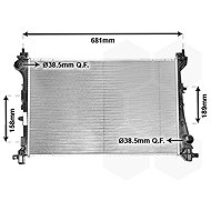 VAN WEZEL radiator, engine cooling 17002420 - Car cooler