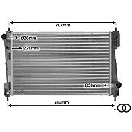 VAN WEZEL radiator, engine cooling 17012311 - Car cooler