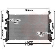 VAN WEZEL radiator, engine cooling 17012703 - Car cooler
