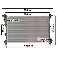 VAN WEZEL radiator, engine cooling 17012706 - Car cooler