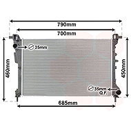 VAN WEZEL radiator, engine cooling 17012708 - Car cooler