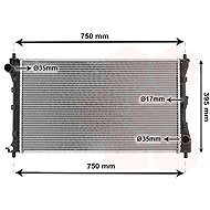 VAN WEZEL radiator, engine cooling 17012711 - Car cooler