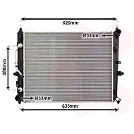 VAN WEZEL radiator, engine cooling 17012714 - Car cooler