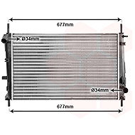 VAN WEZEL radiator, engine cooling 18002165 - Car cooler