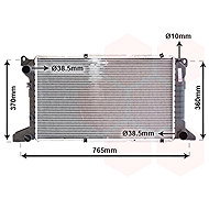 VAN WEZEL radiator, engine cooling 18002204 - Car cooler