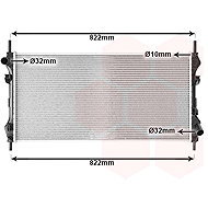 VAN WEZEL radiator, engine cooling 18002320 - Car cooler