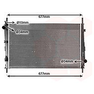 VAN WEZEL radiator, engine cooling 18002335 - Car cooler