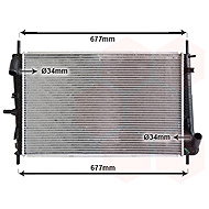 VAN WEZEL radiator, engine cooling 18002338 - Car cooler