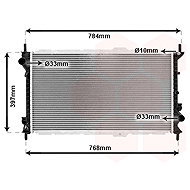 VAN WEZEL radiator, engine cooling 18002381 - Car cooler