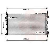 VAN WEZEL radiator, engine cooling 18002382 - Car cooler