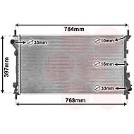 VAN WEZEL radiator, engine cooling 18002411 - Car cooler