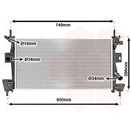 VAN WEZEL radiator, engine cooling 18002475 - Car cooler