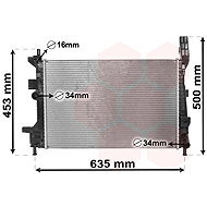VAN WEZEL radiator, engine cooling 18002578 - Car cooler