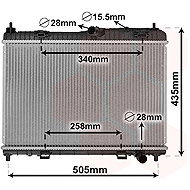 VAN WEZEL radiator, engine cooling 18002605 - Car cooler