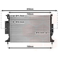 VAN WEZEL radiator, engine cooling 18002643 - Car cooler